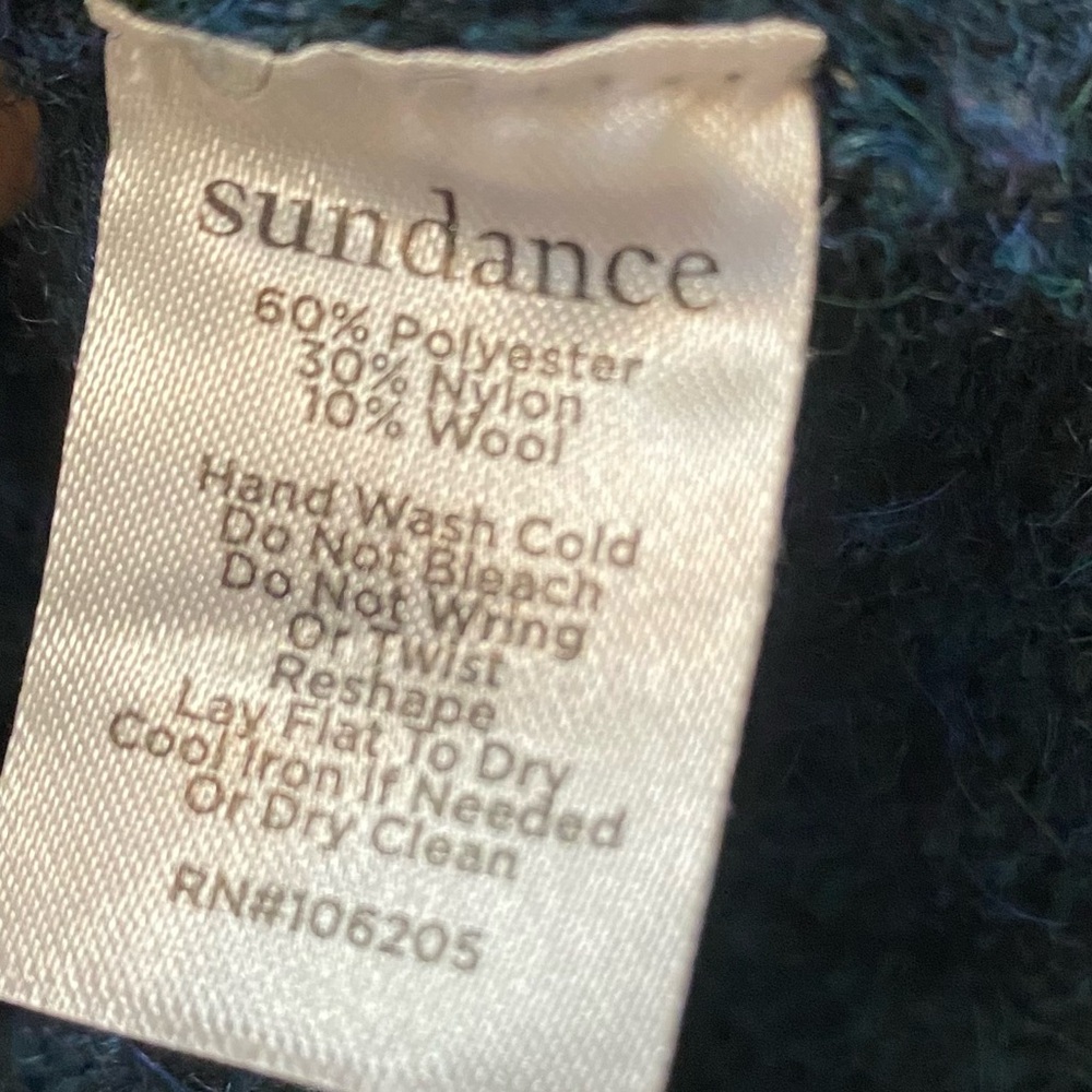 Sundance Wool Blend Button Up Cardigan Sweater - Picture 5 of 6